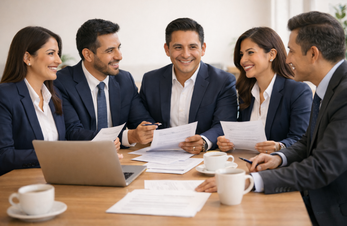 Equipo de profesionales de Job Connection brindando soluciones de recursos humanos